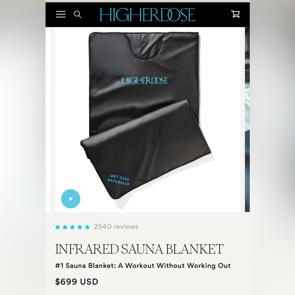 Higher Dose Infrared Sauna Blanket